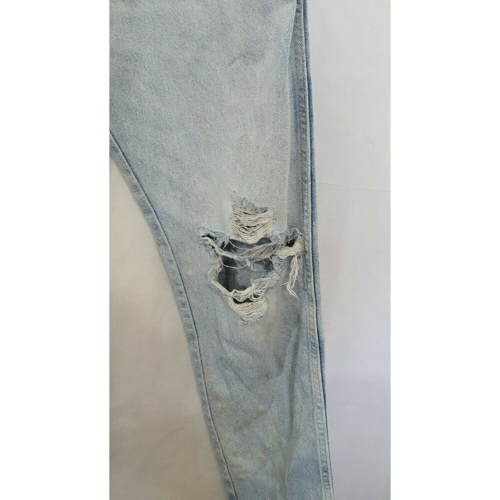 Thrashed Destroyed Faded Wrangler Jeans Size 36 x 38 Trashed Holes Stained - Picture 3 of 10